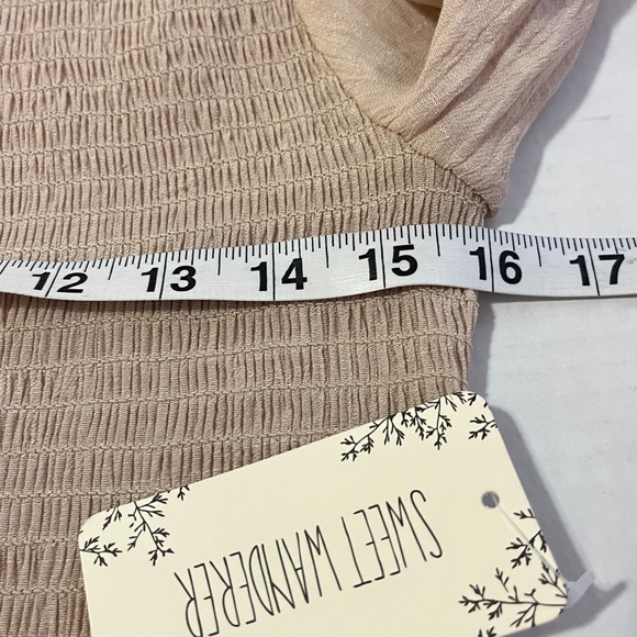 Sweet Wanderer Tiered Maxi Dress XL Boho Prairie Country Earthy Lagenlook Forest - Picture 4 of 9